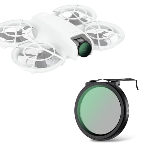 JJC Filtro polarizador CPL compatible con DJI NEO, filtro polarizador circular multicapa con paño de limpieza y funda protectora de filtro, accesorios portátiles para drones NEO