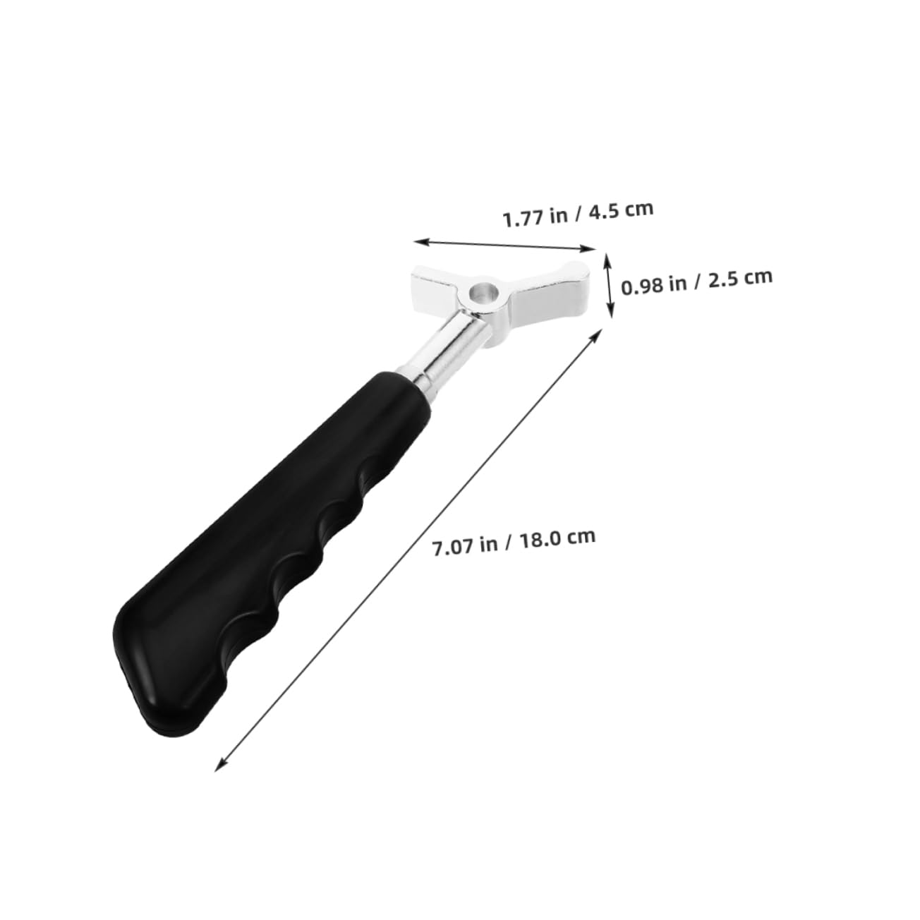Levier de Machine à Glace Noir, Lot de 2 Pièces, Plastique Métal