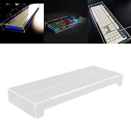 Protector de teclado para juegos cubierta acrílica transparente de 104 y 108 teclas 2