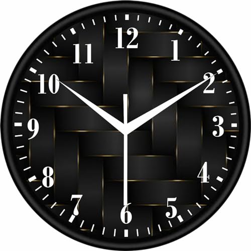 Image of Modern Wall Clock - Quartz Mechanism, Decorative Hanging Clock for Bedroom & Hall (Design 10 inch)