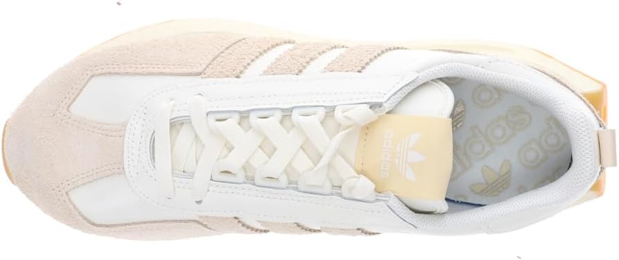 adidas Womens Retropy E5 Lace Up Sneakers Shoes Casual - Beige, Off White