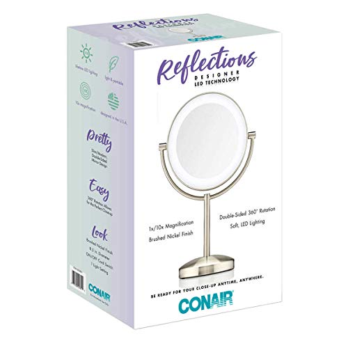 Conair Tabletop Mount Reflections Led Lighted Magnifying Mirror (Be21Gd) #TOP1