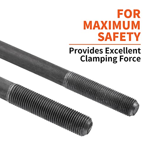 Sparkwhiz Trailer U Bolt Kit, 5-1/2 Inch U Bolt For 3,500 Lb Trailer Axle, 2-3/8" Round Axle, 1/2” Diameter #TOP5