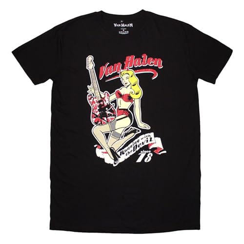 Robe t-shirt Van Halen solution mode confortable pour un look rock sans effort - 3