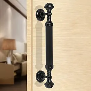 Plantex Heavy Duty Door Handle/Door & Home Decor/15-inches Main Door Handle/Door Pull Push Handle - Pack of 1 (320-Black Finish)