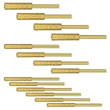 SAVITA 14pcs 5/32'' 3/16'' 7/32'' Diamond Chainsaw Sharpener Bits, Titanium-Plated Chainsaw...