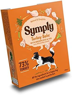 SymplyAdult Turkey, Brown Rice & Veg Wet Dog Food 395G