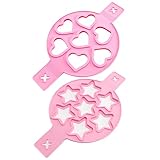 Silicone de qualité: fabriqué à partir de silicone de qualité alimentaire, nos moules à crêpes sont flexibles et non toxiques, assurant une utilisation sûre et..Ils peuvent résister à des températures élevées pour la cuisson.