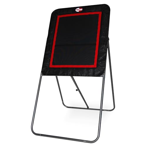 Trigon Sports Lacrosse Rebounder, 4’ x 3’ Surface Lacrosse Rebounder for Backyard, Foldable...