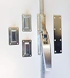 Gehäuse aus 1,5 mm Stahl, hell verzinkt mit massiven Alu-Hebel Länge: 131 mm Breite: 37 mm