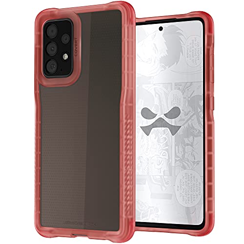 Image of Ghostek Covert Galaxy A52 5G Case with Clear Slim Fit Design and Anti-Slip Grip Bumper Premium Shockproof Protection Thin Protective Covers Designed for Galaxy A52 5G (6.5 inch Inch) (Pink)