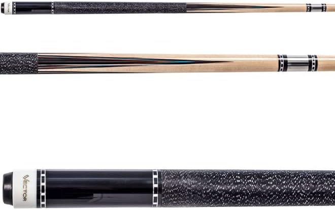 VECTOR Caliber C35 2 Piece Maple Pool Cue - Includes 1x1 Soft Case