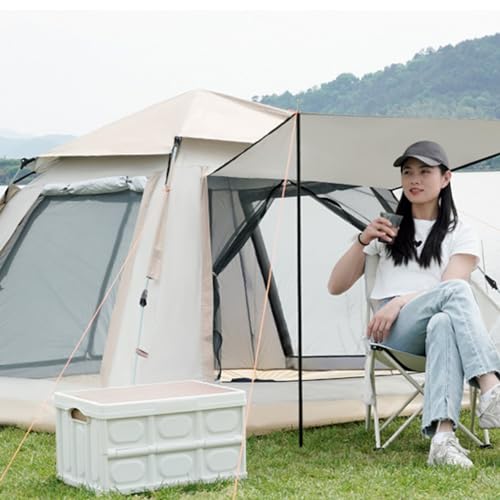 Carpa plegable automática color gris para camping miniatura 3