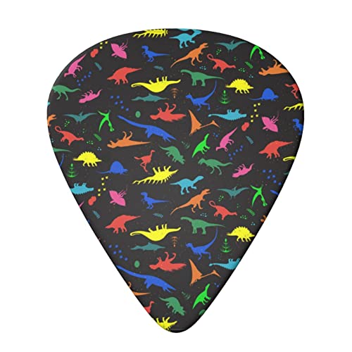 Cute Dinosa Lot de 6 médiators pour guitare acoustique, guitare électrique, basse, ukulélé – fins, moyens et épais. - Les Beatles, Paul McCartney, John Lennon, RIngo Starr, George Harrison Cute Dinosa Lot de 6 médiators pour guitare acoustique, guitare électrique, basse, ukulélé – fins, moyens et épais. – Image 4
