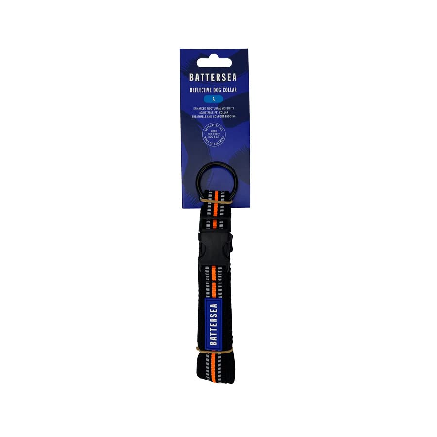 Battersea Reflective Dog Collar Orange S - Image 2