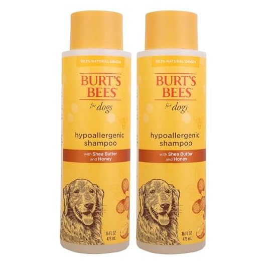 Burt's Bees for Dogs Hypoallergenic Dog Shampoo with Shea Butter & Honey for Dogs with Dry or Sensitive Skin | Cruelty Free, Sulfate & Paraben Free, pH Balanced for Dogs | 16 Oz, 2 Pack