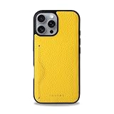 COGURE コグレ iPhone16ProMax ケース 本革 シュリンクカーフレザー カード入れ シンプル おしゃれ ギフトボックス付き COPC1 イエロー【Yellow】