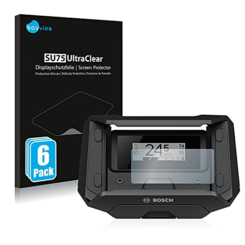 savvies (6 Pezzi Pellicola Protettiva per Bosch SmartphoneHub CUI100 Protezione Schermo Trasparente