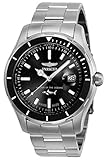 [インビクタ] 腕時計 25806 プロダイバー44mmステンレススチールブラックダイヤル515クォーツ メンズ シルバー [並行輸入品]