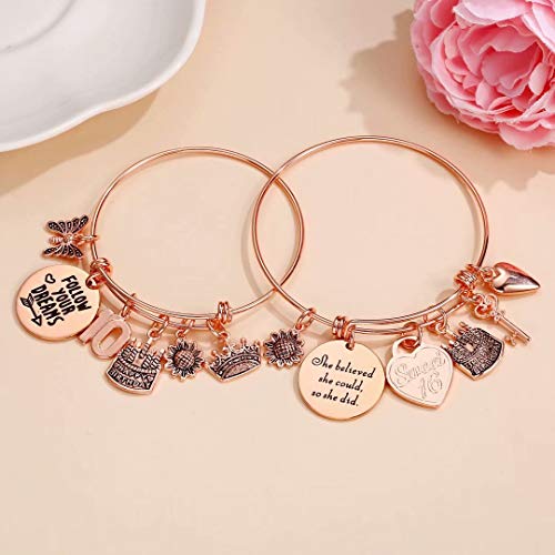 19Th Birthday Gifts For Girls, Sweet 19 Gifts For Teen Girl Turning 19 Fabulous Birthday Gifts Bday Present Bracelet 19 Year Old Girl Gifts For Birthday Women Friends Female Inspirational Graduation #TOP4