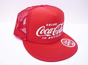 Amazon Co Jp コカ コーラ Coca Cola アメリカン メッシュキャップ レッド Coca Cola Cap アメカジ カジュアル ベースボールキャップ 帽子 ブランド ドリンク アメリカ雑貨 アメ雑貨 コカコーラ ファッション