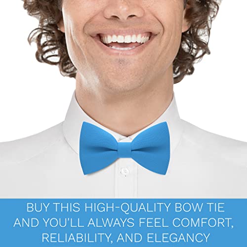 Image of Bow Tie House Mens Bowties Pre-tied Shape Clip on Bowtie Solid Men Formal Wear for kids, baby boys, toddler any age bow ties