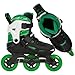 POWERSLIDE PHUZION Adjustable Kids Skates Universe Green (29-32)