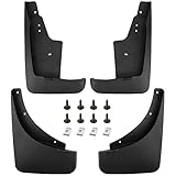 BOXI (Set of 4) Front and Rear Side Mud Flaps Splash Guards Mudflaps Fits for Jeep Compass 2011 2012 2013 2014 2015 2016 | Not fit any modifications, aerodynamics packages | Replaces 82212513 82212514