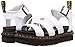 Dr. Martens Women's Blaire Fisherman Sandal, White Hydro Leather,