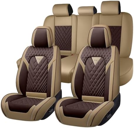 Car Seat Covers Full Set for Ford F150 2000-2026, Waterproof Napp...