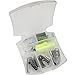 Portable Mini Travel Stationery Office School College Kit 8 in 1 Set (Clear)