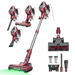Vexilar Corded Vacuum Cleaner 60KPa/600W,Self-Standing,1.5L Large Dustbin