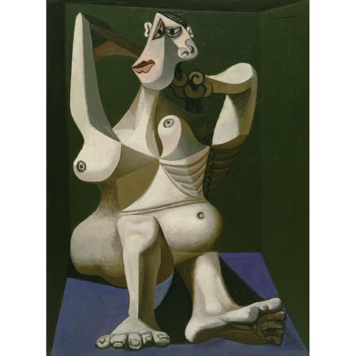 Affiche giclée Picasso Femme habillée ses cheveux pour habiller un grand mur