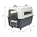 SportPet Designs Plastic Kennels Rolling Plastic Wire Door Travel Dog Crate- XX-Large