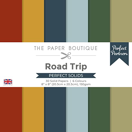 Paper Boutique Perfect Partners-Road Trip, 8 x 8 inches, Multi Coloured