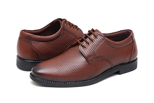 Image of ARAMISH Boy's Genuine Leather Derby Lace Up Formal Shoes