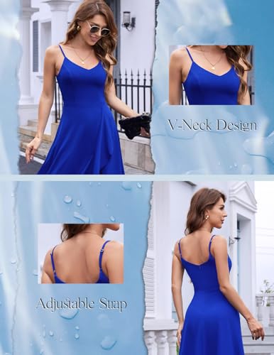 Image of DRESSTELLS Women's Cocktail Dresses, Formal Wedding Guest Graduation Party High Low Dress