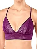 verführerische spitze Sloggi Damen Unterhemd Zero Lace Bralette, Violett (Wild Cherry 6008), XS