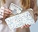 Sunwel Fashion Floral Clutch Wallet for Women Vintage Patchwork Ditsy Flowers Zipper Around Credit Card Wallet (PURPLE)