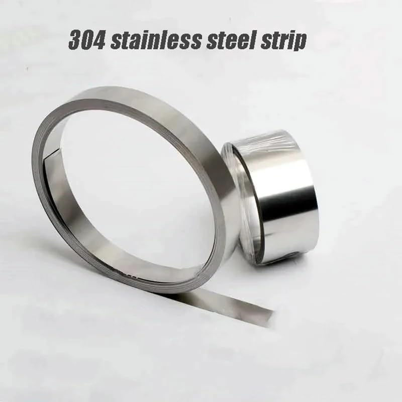 Rolka folii ze stali nierdzewnej 304 o grubości 0,1–1 mm i szerokości 5–50 mm Wąska podkładka metalowa(0.8x20x1000mm)