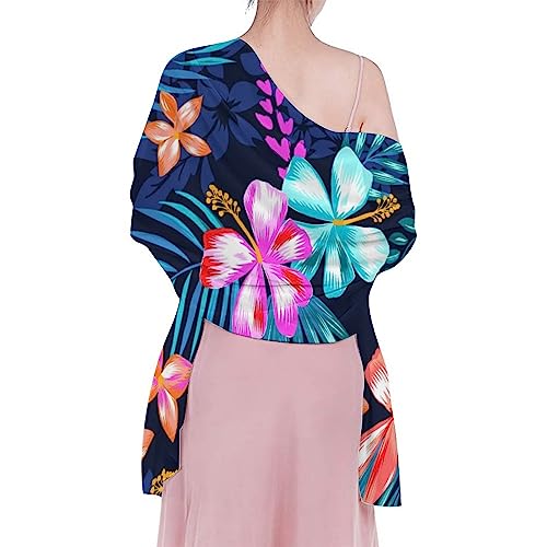 Stylish Chiffon Shawl Wedding New Year Party Swim Scarves Stole, Summer Shawl4