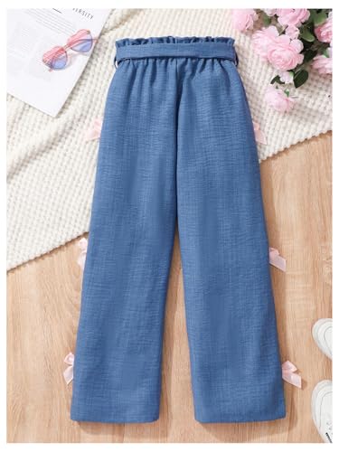 GORGLITTER Girl's Bow Baggy Pants Cute High Waisted Trousers Streetwear2