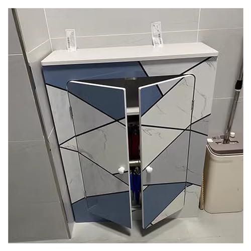 Cache-radiateur extra fin sur pied et armoire de protection double porte pour salle de bain
