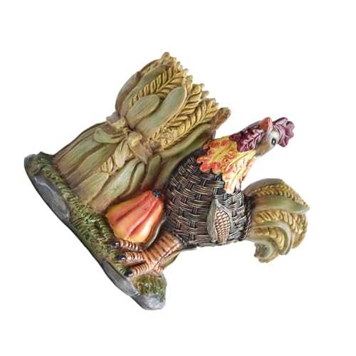 Figurines de citrouille miniatures d'Halloween statuettes d'automne de table 4cm - 5
