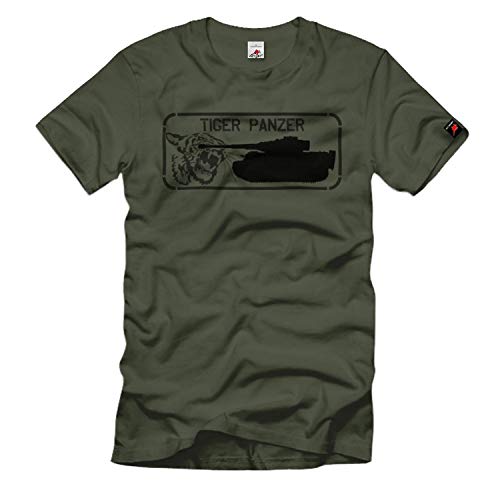 T-shirt Tiger 181 Vert Coupe Ample Améliorant le Confort en Grande Taille