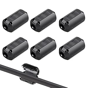 QitinDasen 6Stk. Ferrit Ringkern Kabel-Clip