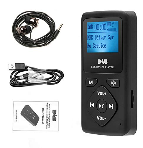 Radio numérique DAB+ portable Bluetooth avec lecteur MP3 USB