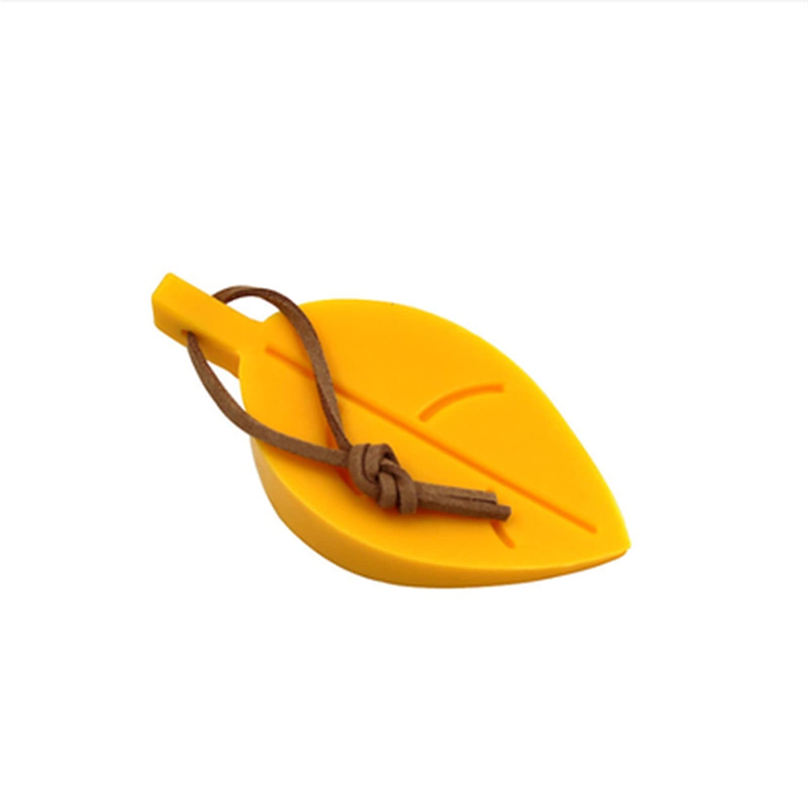 Wedges, 4PCS Silicon Leaves Doorstop for Children Protector Block Home Decor Leaf Style Door Stopper(Yellow-4pcs)