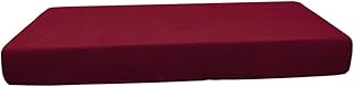 F Fityle Housse de Canapé Coussin de Siège Extensible Antidérapant pour Home Salon Jardin Patio - Vin Rouge, 2 Places