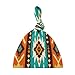 Meaudiwes Fashion Kids Baby Hat Soft Newborn Hats for Girls and Boys Caps 0 to 6 Months Indiana Western Southwest Ethnic Tribal Navajo
